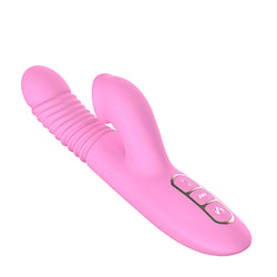 Vibrador recarregável escalonado, estimulador clitoriano com línguas que se movimentam conforme a vibração - DIBE