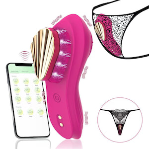 Vibrador de Calcinha Recarregável com 9 Modos de Vibração e Pode ser controlado por Smartphone, via App de forma fácil - VIPMIX