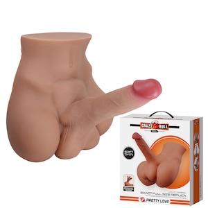 Masturbador em forma de corpo masculino com Pênis e Ânus - Rhyne - Crazy Bull