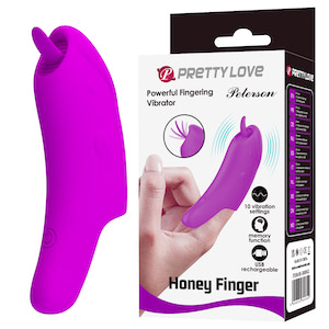 Dedeira com 10 modos de Vibração - Peterson - Honey Finger - PRETTY LOVE