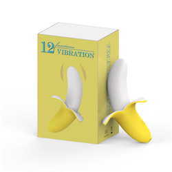 Vibrador Ponto G em formato de Banana com 12 modos de vibração - VIPMIX