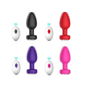 Plug Anal em Silicone com 10 Modos de Vibração e Controle Remoto sem Fio - YOUVIBE