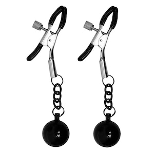 Grampos para Seios com Bolas de Ferro - YOUVIBE