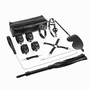 Kit de Bolsa de Bondage com 8 Produtos - YOUVIBE