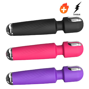 Varinha Mágica Recarregável com função de equecimento e função de choque elétrico,e 20 Modos de Vibração e 8 níveis de velocidade – YOUVIBE