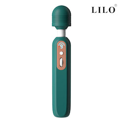 Vibrador Varinha Mágica recarregável com 9 modos de vibração e 9 intensidades - LILO