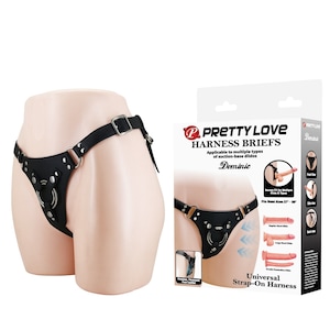 Cinta Peniana Para Prótese universal ajustável com anel em O - Dominic - PRETTY LOVE