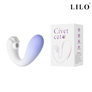 Estimulador de clitóris com penetração e com Controle por Aplicativo - Gradiente de cor do produto - LILO