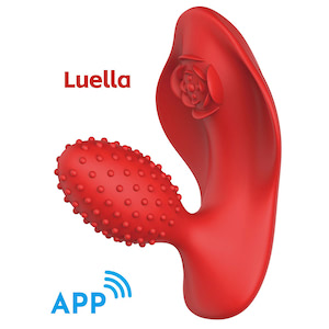 Vibrador com Estimulador Clitoriano com Controle por Aplicativo - Luella - YOUVIBE