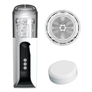 Masturbador Lanterna recarregável com 7 modos de vai e vem e 7 modos de rotação,e 5 níveis de velocidade - KAHLEAH - PRETTY LOVE