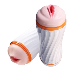 Masturbador Duplo Vagina e Boca Com 12 Modos de Vibração - YOUVIBE