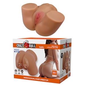 Masturbador Vagina  e Ânus Com 10 Modos de Vibração e 5 modos de Sucção - 5,5kg - Geriann - Crazy Bull