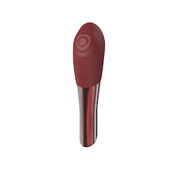 Estimulador clitoriano duplo em formato de batom com 10 modos de vibração e 5 modos de “batidinhas” - YOUVIBE