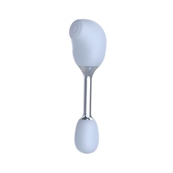 Estimulador clitoriano duplo com 10 modos de vibração e 5 modos de “batidinhas” - YOUVIBE