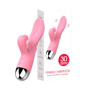 Vibrador Rabbit Ponto G em formato de língua com 30 Modos de Vibração - VIPMIX