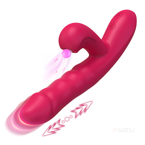 Vibrador com movimentos vai e vem e estimulador clitoriano, 10 modos  de pulsação e 10 modos de movimentos vai e vem - YOUVIBE