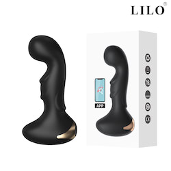 Plug anal, com 10 modos de vibração,possui controle remote com APP, pelo smartphone - LILO
