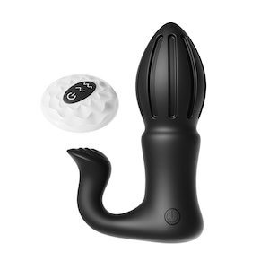 Plug Anal com Motor duplo com 7 Modos de Vibração e Controle Remoto - VIPMIX