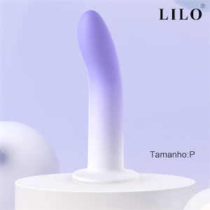 Penetrador Curvado em Silicone Líquido - 13x5cm - 5