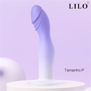 Penetrador em formato de Pênis em Silicone Líquido - 13x5cm - 5