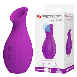Estimulador Feminino Com 7 Modos de Sucção - Magic Bottle - PRETTY LOVE